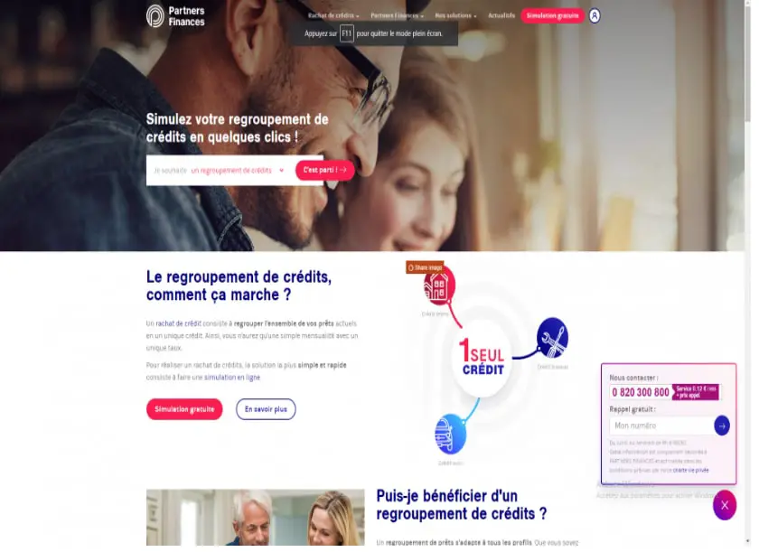partner-finance.fr comparateur en ligne de rachats de crédits