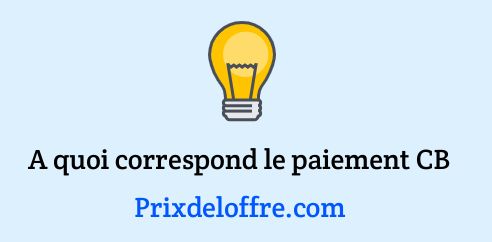 prélèvement par CB prixdeloffre.com