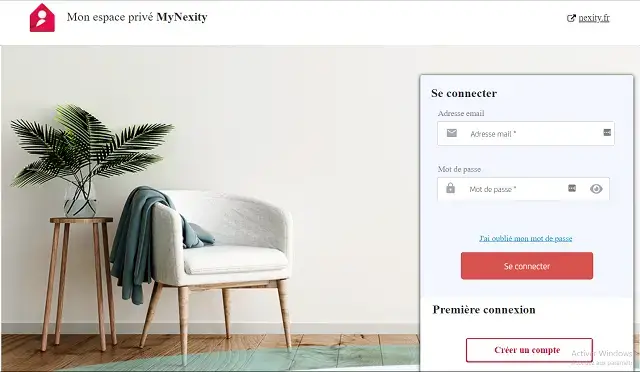 accéder espace privé mynexity