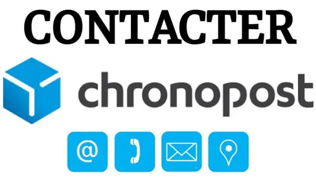 contacter chronopost