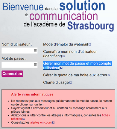 Webmail Strasbourg : se connecter votre